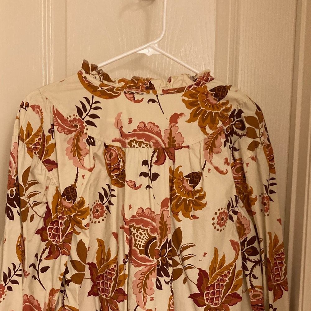 Floral Print Women's Blouse - Picture 10 of 13